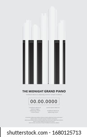 Music Grand Piano Poster Background Template