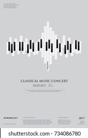 Music Grand Piano Poster Background Template