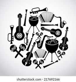music graphic design , vector illustration