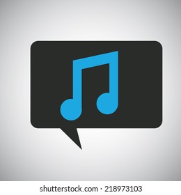 music graphic design , vector illustration