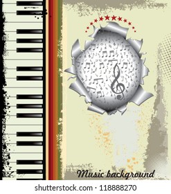 Music grunge background