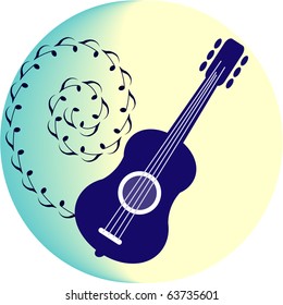 music and guitar