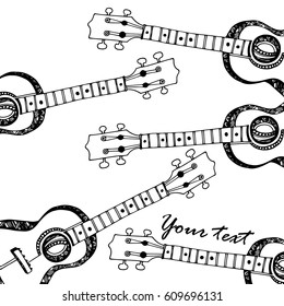 music, guitar, illustration, vector, design, musical, instrument
