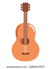 music guitar string instrument icon isolated