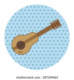 music guitar theme elements vector,eps