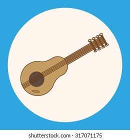 music guitar theme elements vector,eps