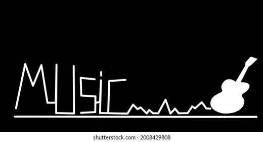 La música tiene un lado oscuro y un lado claro como el blanco y el negro.