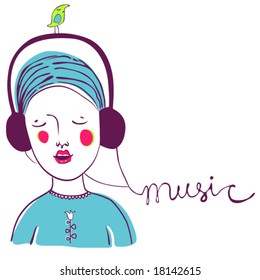 music in a head