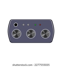 music headphone amp cartoon. music headphone amp sign. isolated symbol vector illustration