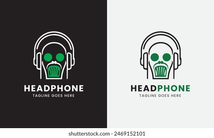 Music headphone fire icon, pet dog item, sound talk microphone red speaker dj dance logo icon