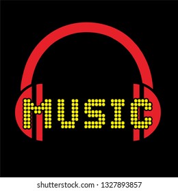 Music Headphones Logo Vector Free Download