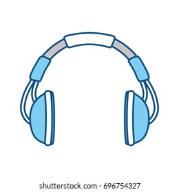 Music headphones symbol
