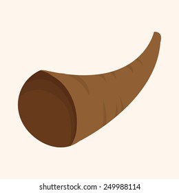 music horn theme elements vector,eps