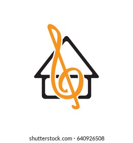 Music House Logo , Music Logo Icon