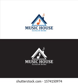 Music House Logo in Vector