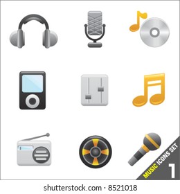 music icon 1 vector