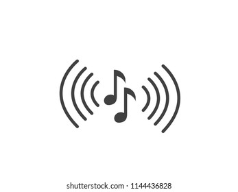 Music icon for app, web and mobile app