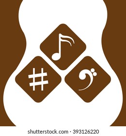 Music icon design