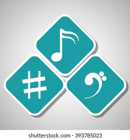Music icon design