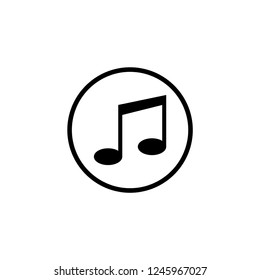 Music icon design template. Vector eps 10