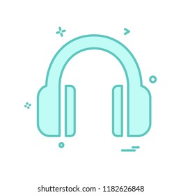 Music icon design vector