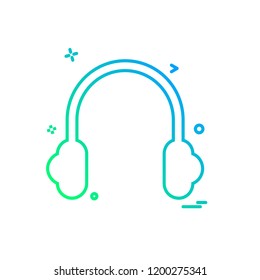 Music icon design vector