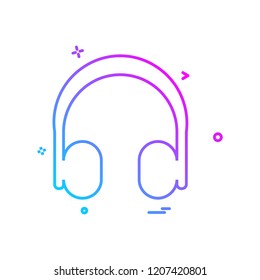 Music icon design vector