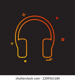 Music icon design vector