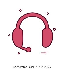 Music icon design vector
