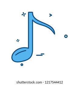Music icon design vector