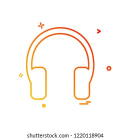 Music icon design vector