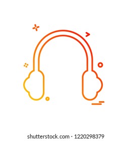 Music icon design vector