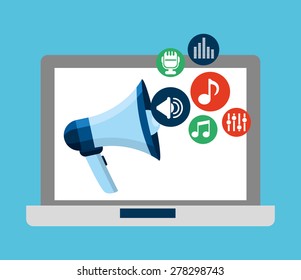 music icon design, vector illustration eps10 graphic 