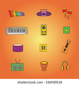 Music Icon Design. Vector Illustration