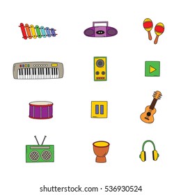 Music Icon Design. Vector Illustration