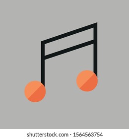 music icon design vector logo