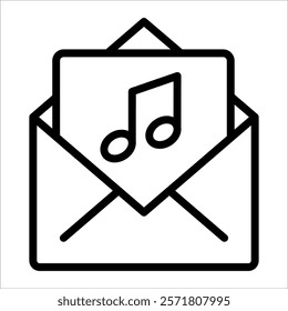 Music Icon Element For Design