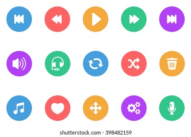 music icon flat