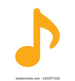 music icon. flat illustration of music vector icon for web