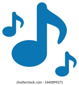 music icon. flat illustration of music vector icon for web