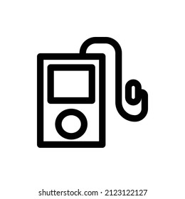 a music icon with flat style. suitable for music and art design