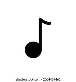 music icon glyph style and  Vector illustration isolated on a white background. Premium quality for mobile apps, user interface, presentation, and website. pixel perfect icon