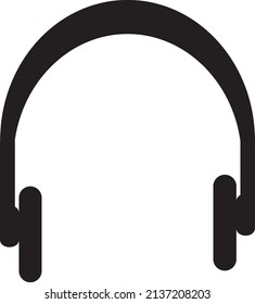 music icon of headphone vector illustration on white background..eps
