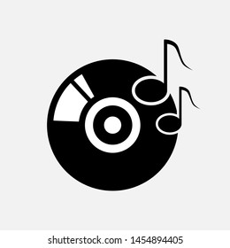 Music Icon. Hobby or Entertainment Sign & Symbol - Logo Template.