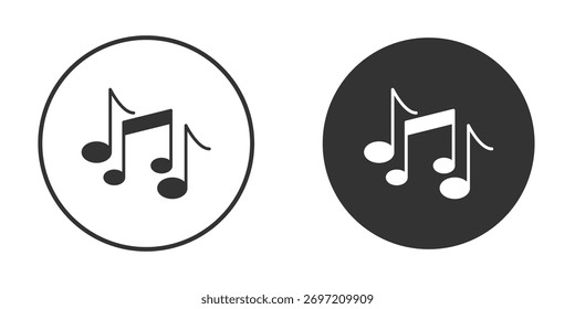 Music icon illustration. Pixel vector graphics - Vector.