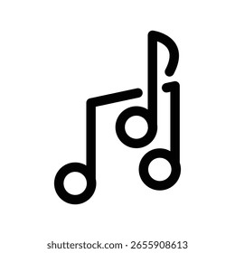 Music icon illustration vector design template