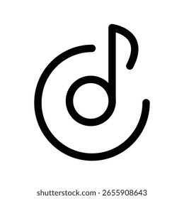 Music icon illustration vector design template