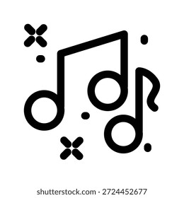Vektordesign-Vorlage für Musiksymbol