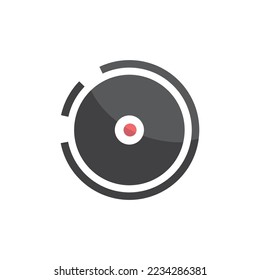 Music icon Illustration vector template eps 10 flat design