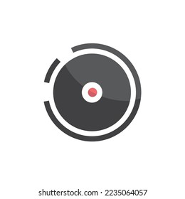 Music icon Illustration vector template eps 10 flat design